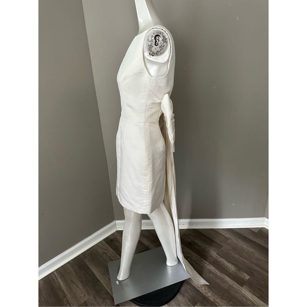 Alexia Maria Ella Silk Faille Mini Dress US 2 $1225 - Picture 8 of 11